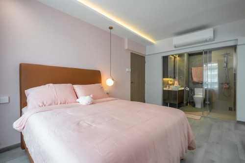 Contemporary Bedroom at Sengkang | 208 Compassvale  Lane
