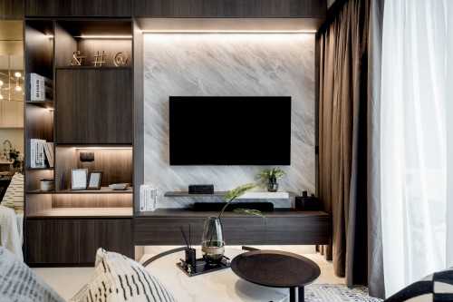 Contemporary Living Room at Gem Residences