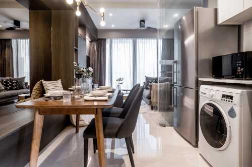 Contemporary Kitchen at Gem Residences