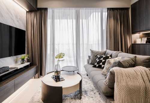 Contemporary Living Room at Gem Residences