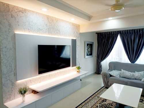 Modern Living Room at Blk 328 Tampines St 32