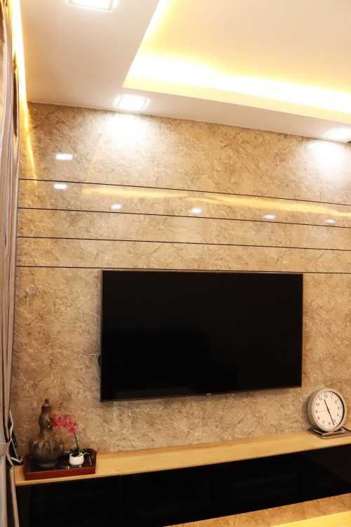 Transitional Living Room at Blk 72 Treasure Trove