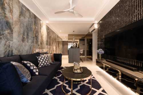 Modern Living Room at City View II