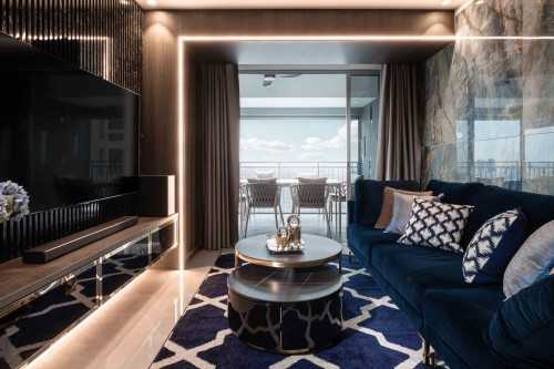Modern Living Room at City View II