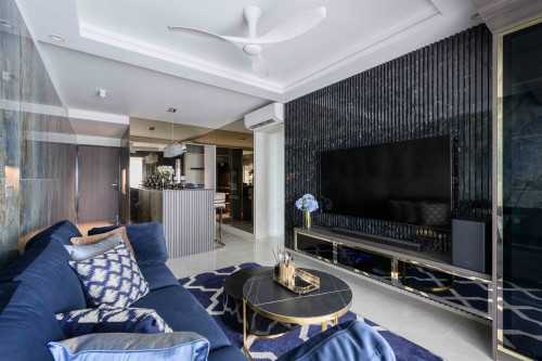 Modern Living Room at City View II