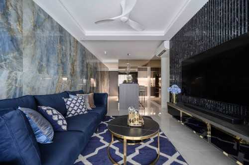 Modern Living Room at City View II