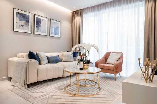 Modern Living Room at Kovan Melody