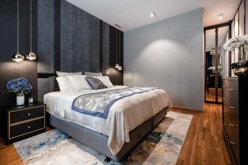 Modern Bedroom at Kovan Melody