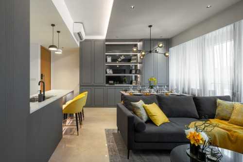 Contemporary Living Room at Martin Place II