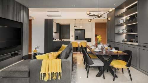 Contemporary Living Room at Martin Place II