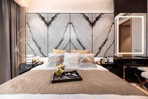 Modern Bedroom at Marina One