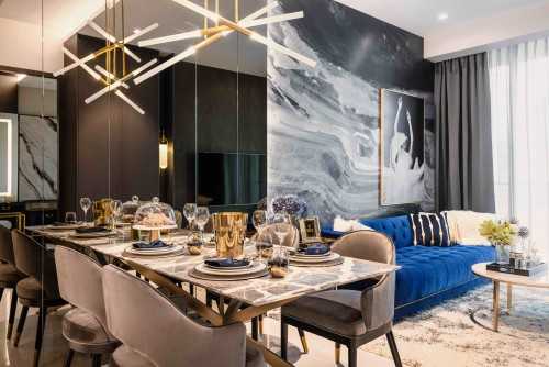 Modern Dining Room at Marina One