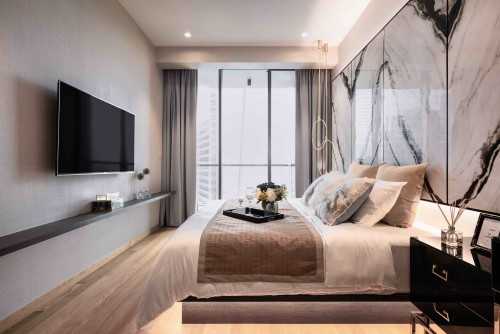 Modern Bedroom at Marina One