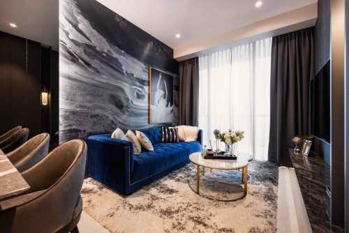 Modern Living Room at Marina One