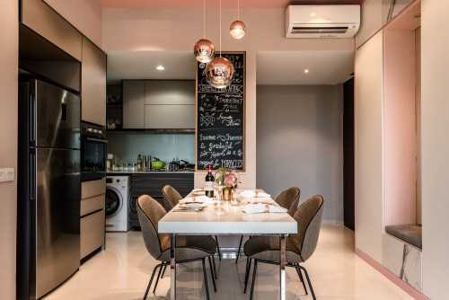 Modern Dining Room at D'Nest