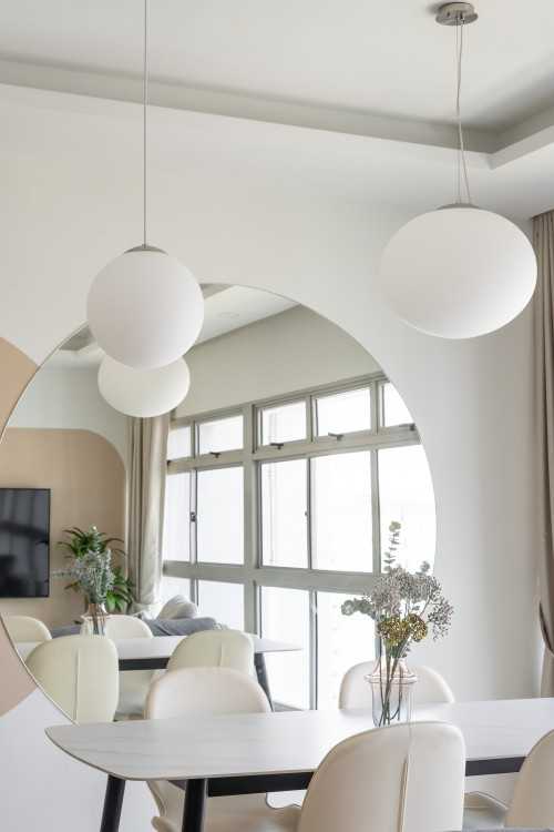 Minimalist Dining Room at Strathmore Avenue