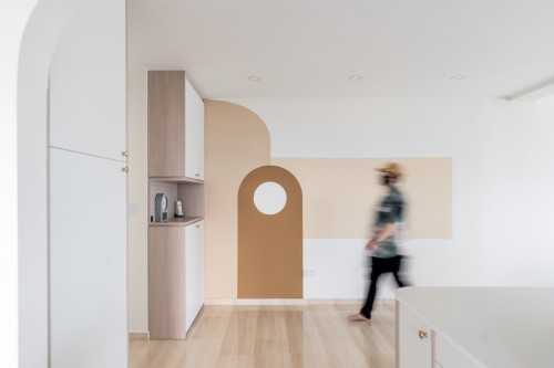 Minimalist Entryway at Strathmore Avenue