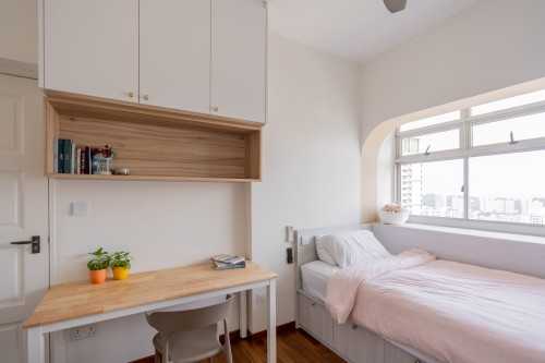 Minimalist Bedroom at Strathmore Avenue