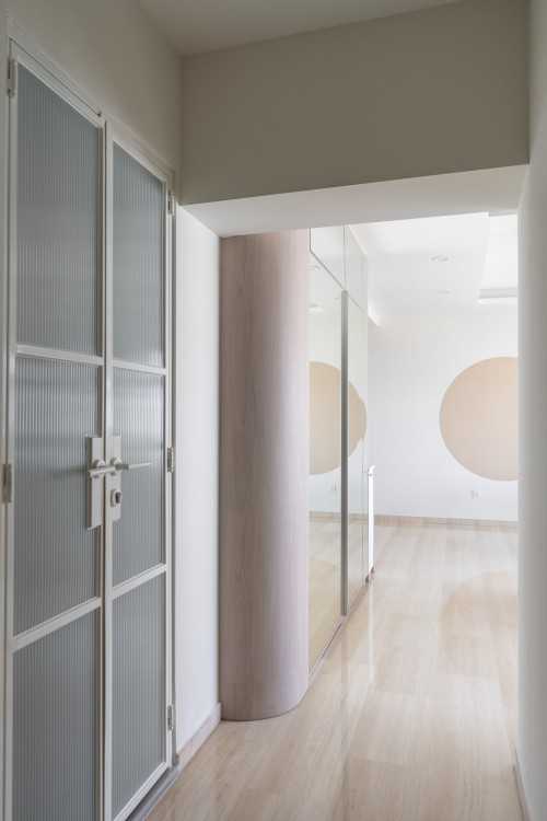 Minimalist Hallway at Strathmore Avenue