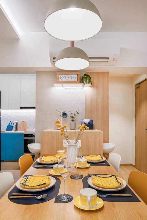 Scandinavian Dining Room at River Vista