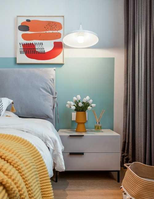 Scandinavian Bedroom at River Vista