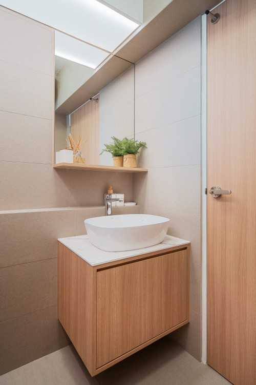 Scandinavian Bathroom at River Vista