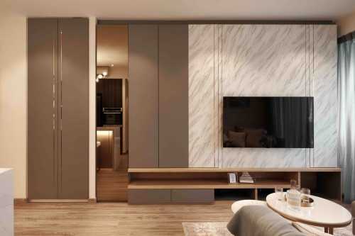 Modern Living Room at Inz Residence