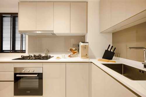 Contemporary Kitchen at Lake Grande