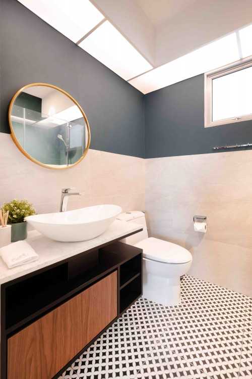 Eclectic Bathroom at Alkaff Vista
