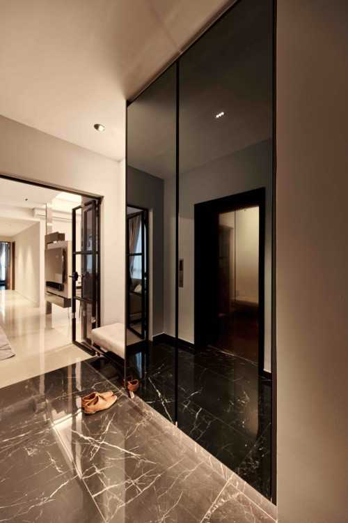 Modern Entryway at Avalon