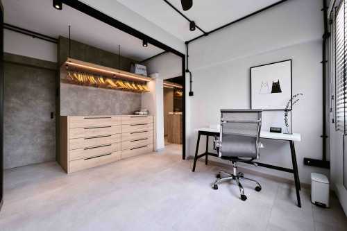 Industrial Walk-in Wardrobe at 216 Jurong