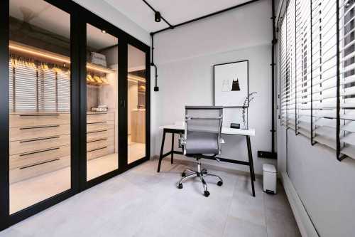 Industrial Walk-in Wardrobe at 216 Jurong