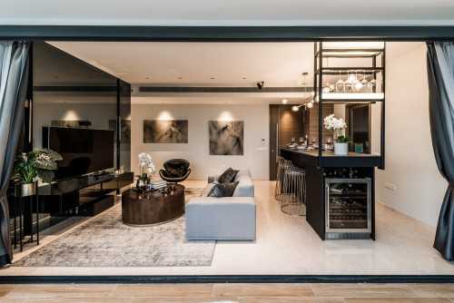Modern Living Room at Amber Skye