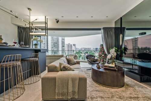 Modern Living Room at Amber Skye