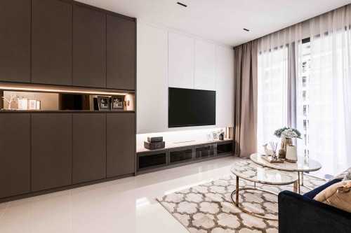Modern Living Room at Woodleigh Close