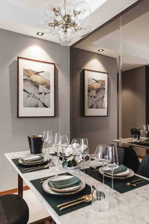 Contemporary Dining Room at The Marque