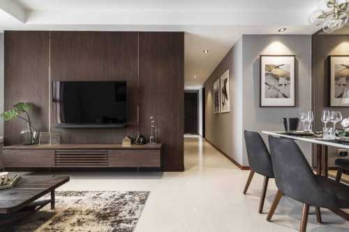 Contemporary Living Room at The Marque