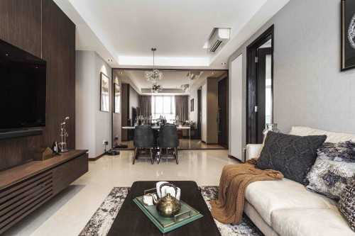 Contemporary Living Room at The Marque
