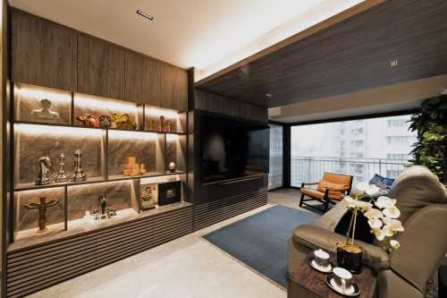 Contemporary Living Room at City View