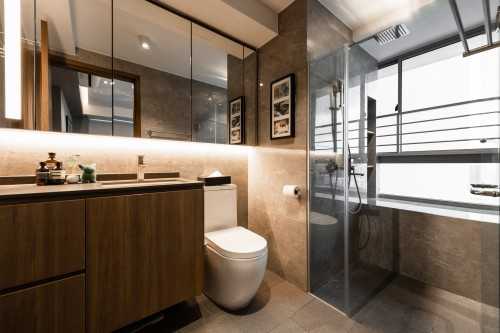 Contemporary Bathroom at City View