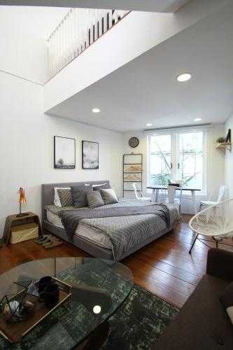 Scandinavian Bedroom at Helsinki Loft