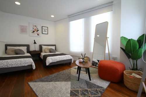 Scandinavian Bedroom at Helsinki Loft