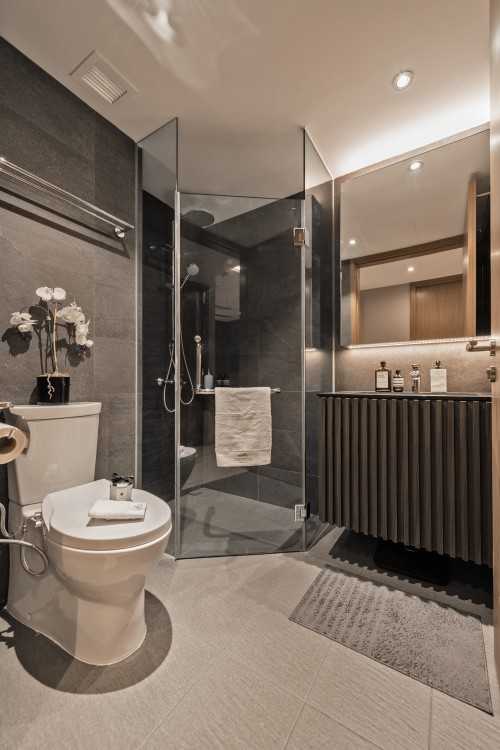 Minimalist Bathroom at 80 Kingsford Waterbay