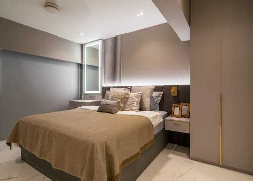 Minimalist Bedroom at Dakota Crescent Maisonette