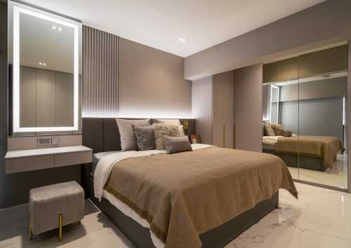 Minimalist Bedroom at Dakota Crescent Maisonette