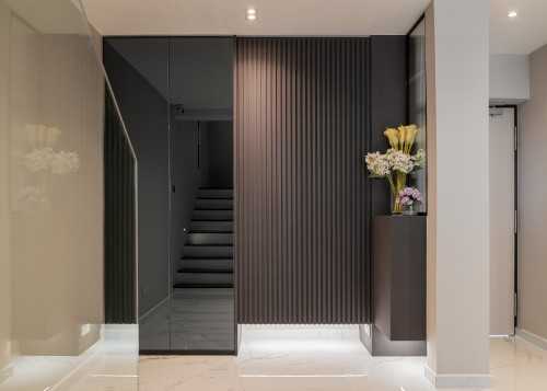 Minimalist Foyer at Dakota Crescent Maisonette