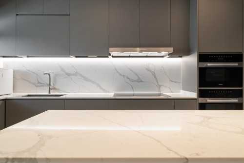 Minimalist Kitchen at Dakota Crescent Maisonette