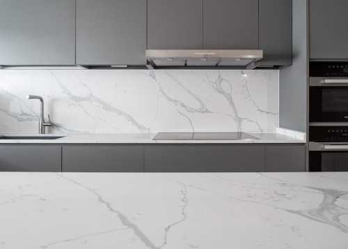 Minimalist Kitchen at Dakota Crescent Maisonette