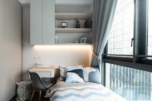 Contemporary Kids Room at Highline Residences II
