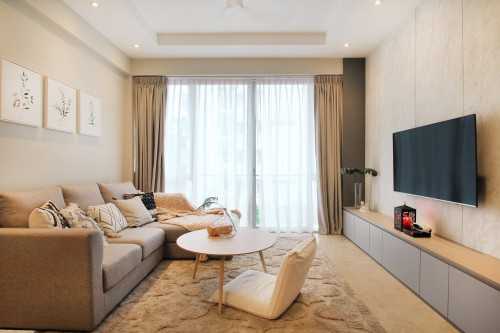 Scandinavian Living Room at The Tessarina